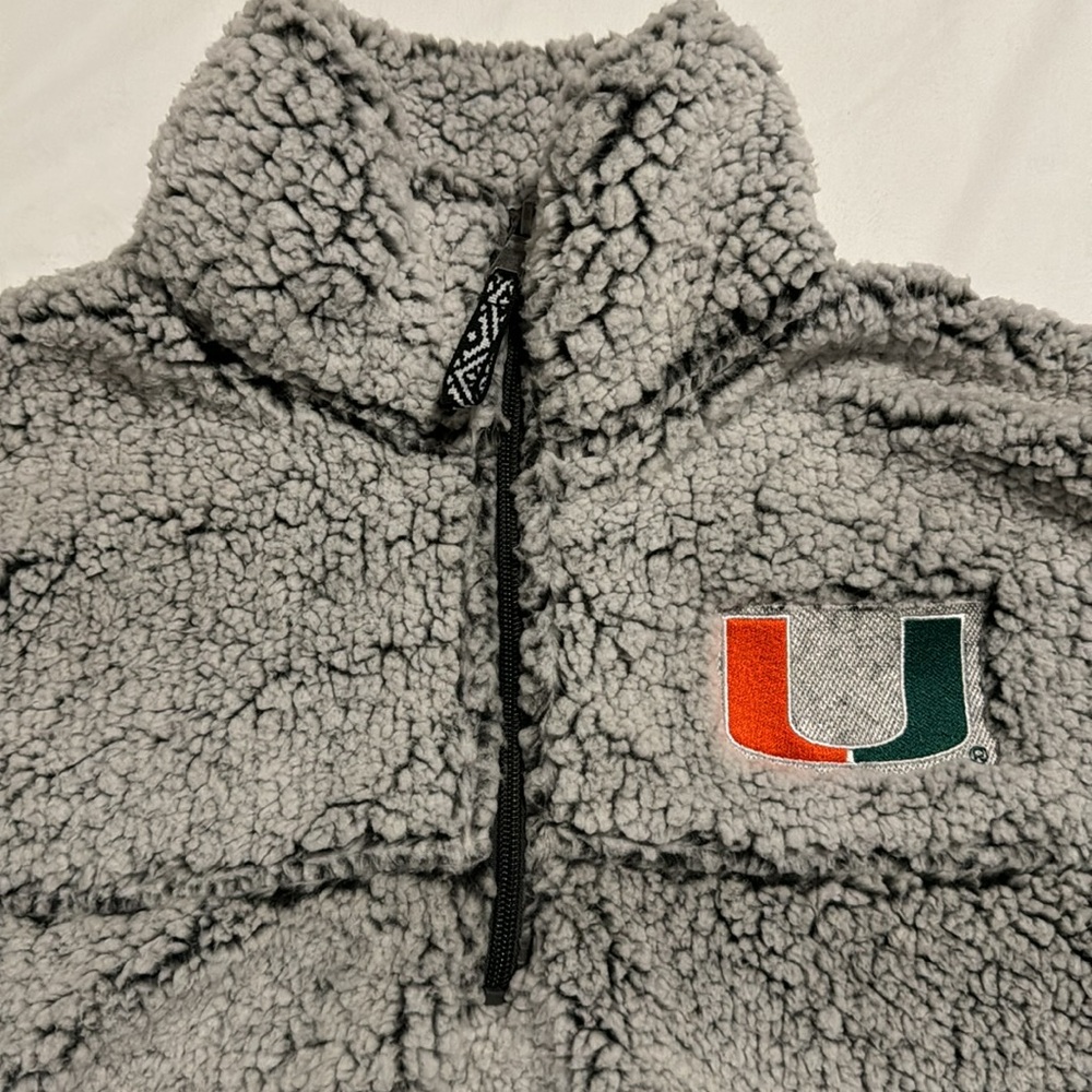 The U - University of Miami Custume Sherpa Sweater